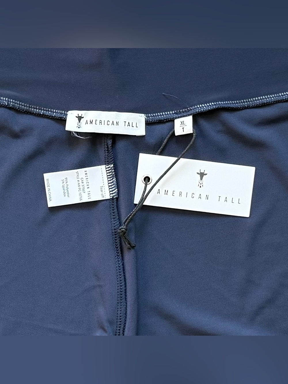 NWT American Tall Pull-On Breezy Wide-Leg Pants in Navy Size XL Tall (16-18) - Picture 8 of 8